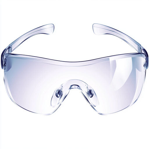 Realistic safety glasses clipart, transparent background