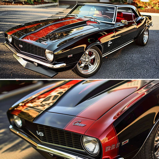 Retro-modern Chevrolet Camaro Classic Car