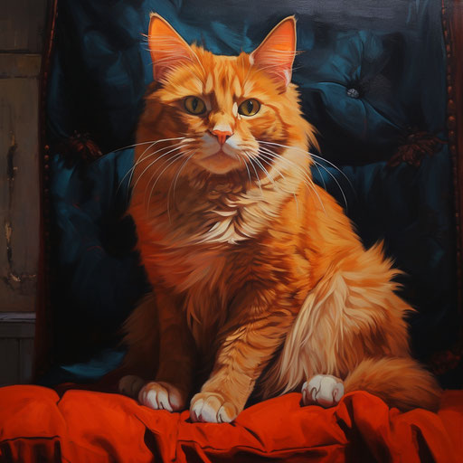 orange cat