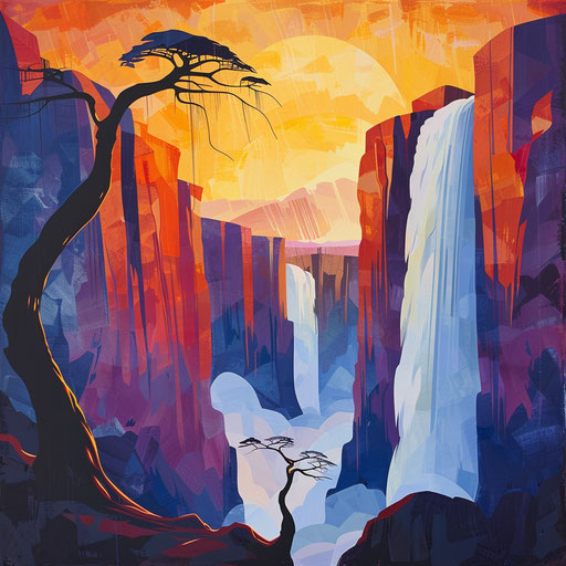 Victoria Falls Picturesque Scenery Images