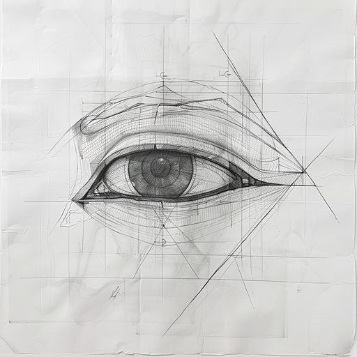 Minimalist sketch of the Eye of Horus