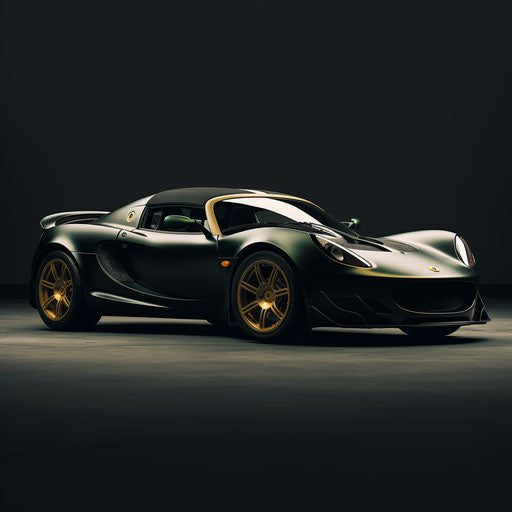 Classic side view of the lotus elise