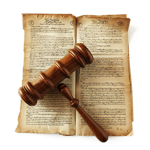 Constitution clipart on flat white background