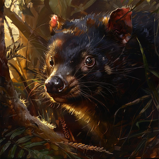 Close encounter with a Tasmanian devil