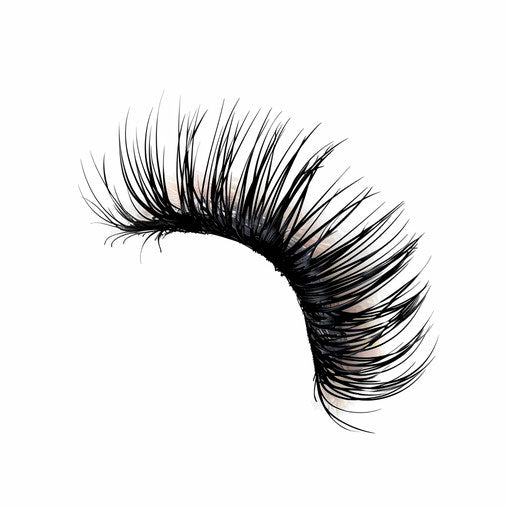 Eyelash clipart in hyper-realistic style