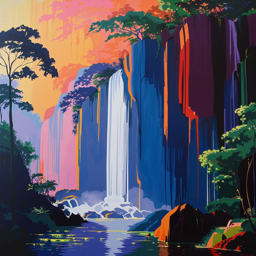 Sticky Waterfall, Thailand, modern, minimalist style