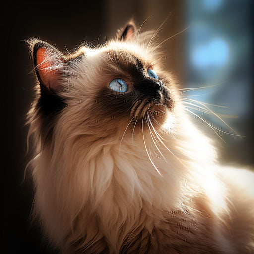 Himalayan cat sideview