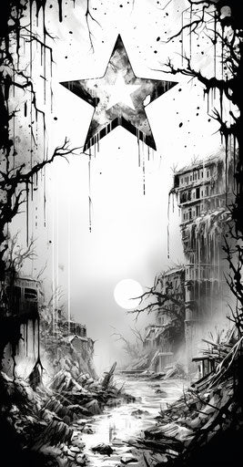 Free falling star in cartoon style by Mike Deodato