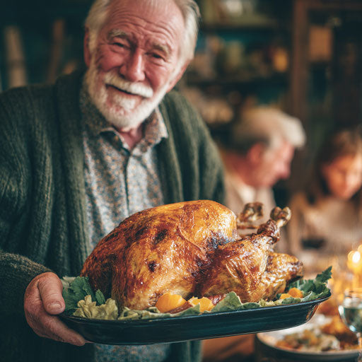 A Family Gathering Around a Holiday Feast