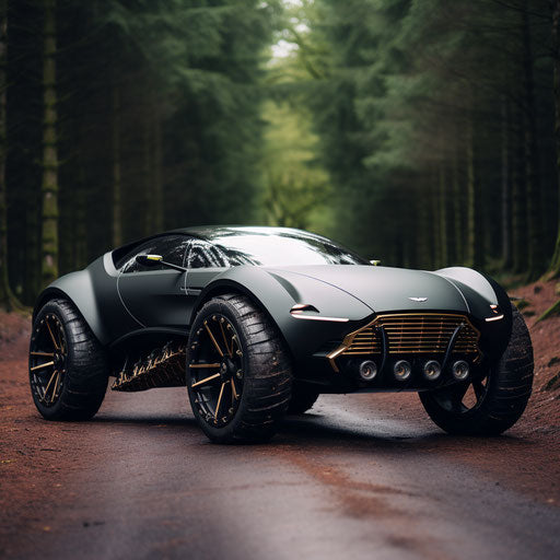 Wide tires Aston Martin DV5