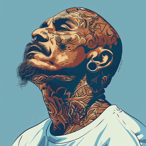 The tattoo artist of the gang member