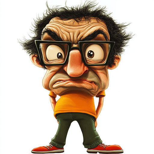 Multi-Use Vocabulary Caricature Clipart Bundle in All Formats