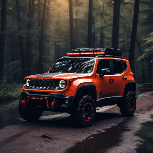 The classic Jeep Renegade: a rally version with off-road mods