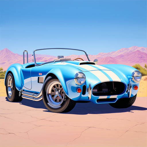 Pastel Colors Shelby Cobra Ac Car