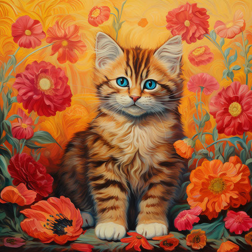Louis Wain's Kitten Cat