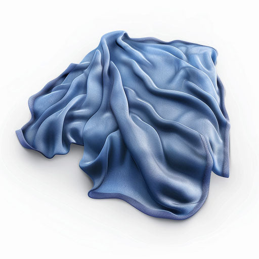 Realistic blanket clipart on flat white background