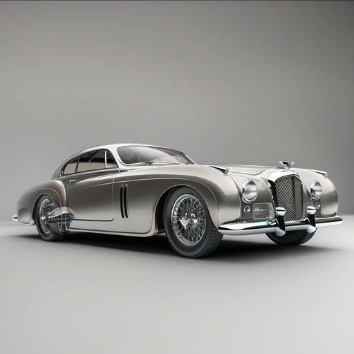 1954 Bentley R Type Continental concept with transparent wheels