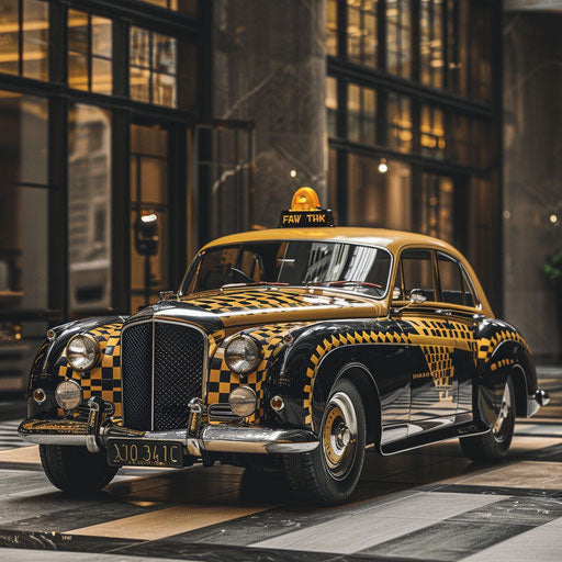 1954 Bentley R Type Continental as Vintage Taxi Cab