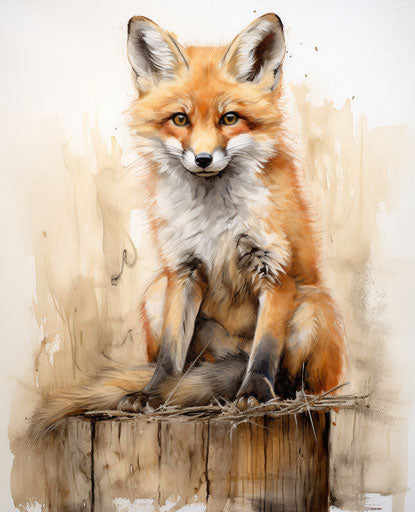 A fox sitting coloring pages, in the captivating style of Emilia Wilk 25:31