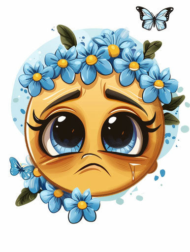 Sadness and Melancholy in Vector Graphic Style