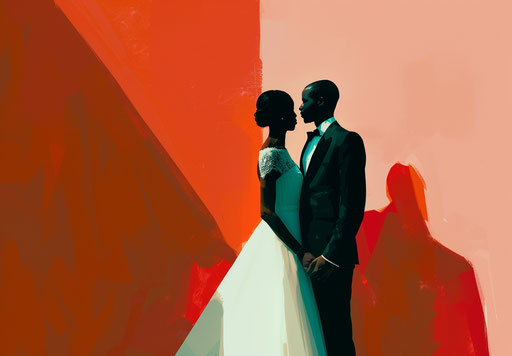 Married couple in animated gifs, Opie style, Sekoto