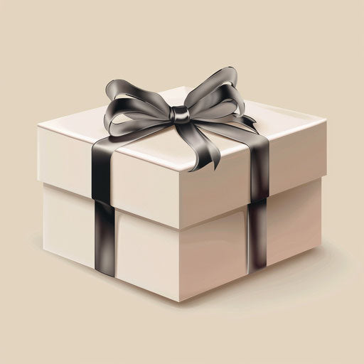 Christmas present clipart in realistic photo style