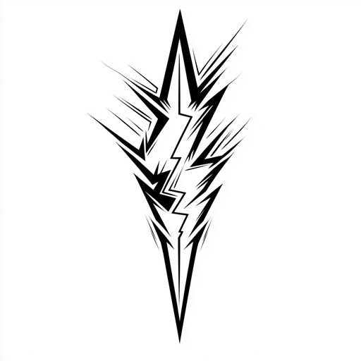 Beautiful flat tattoo sketch for men