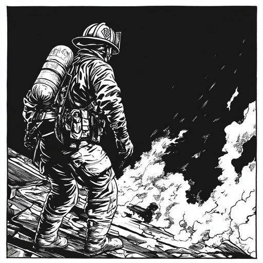 Child's Play & Skill: Firefighter Coloring Pages