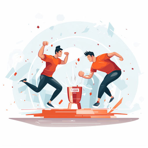 Competition artwork in Minimalist style, on white background