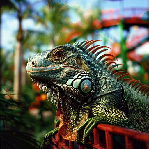 Iguana-themed amusement park