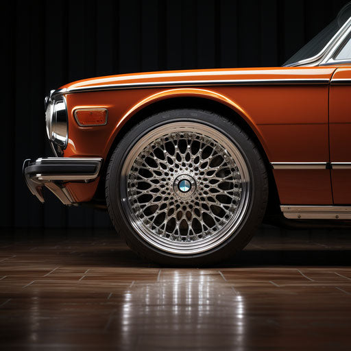BMW 7 Series classic wire-spoke wheels