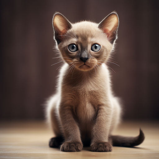 Burmese cat kitten