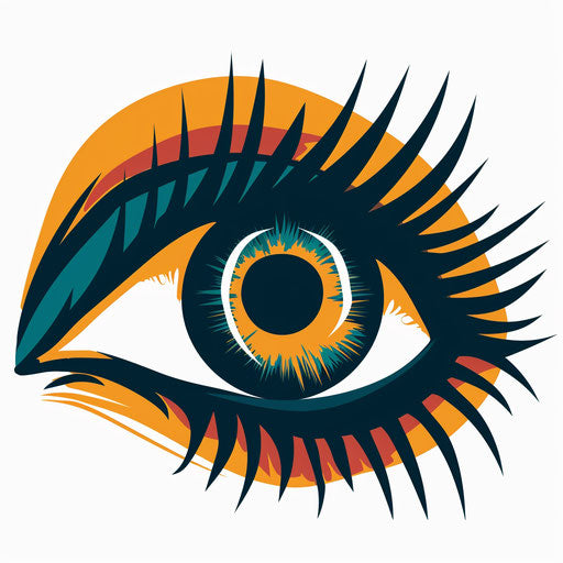 Vision and Perception in a Stylized Eye