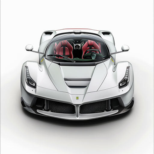 Classic LaFerrari on white background