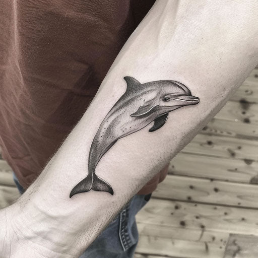 Vibrant Dolphin Tattoo Design Pack