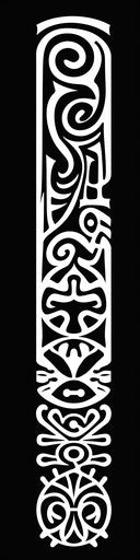 Black and white design, skeuomorphic style, celtic art