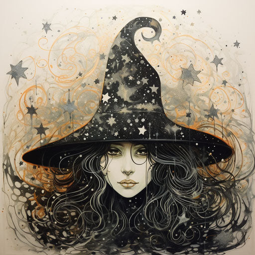 Brilliant Witchy Tattoo Flash