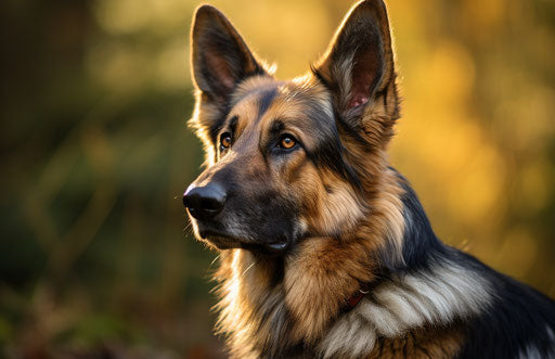 German shepherd training tips, light green and dark amber vibe