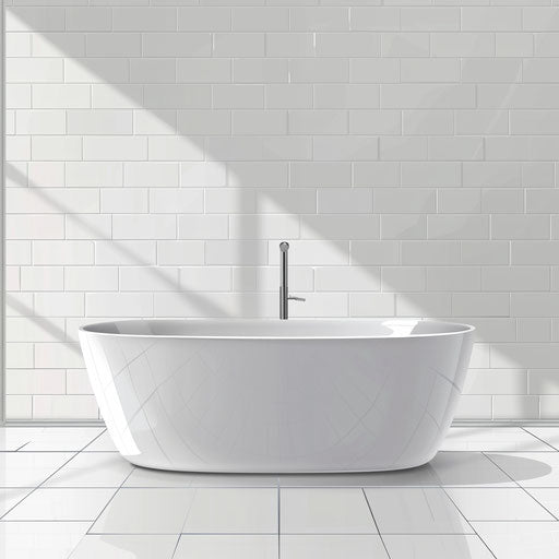 Tub clipart with flat random background and glossy finish