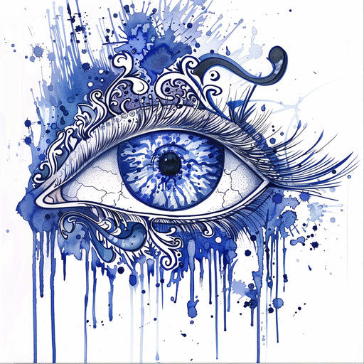 Design of tattoo for the Third Eye Chakra