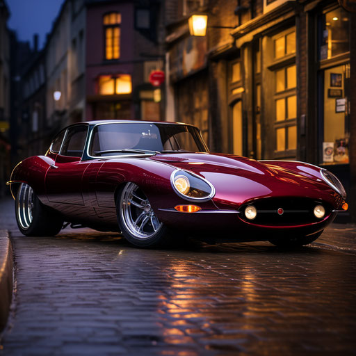 Jaguar E Type Car Street Rod