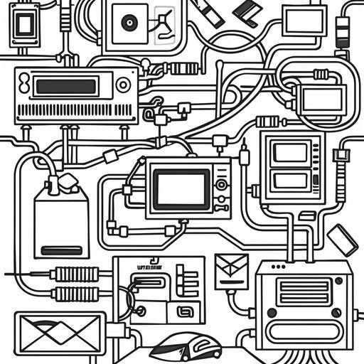 Computer network with multiple connected devices