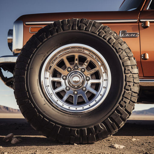 Ford Bronco Sport vehicle with classic wire-spoke wheels