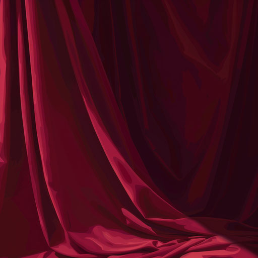 Flat background in deep maroon supporting dramatic clipart