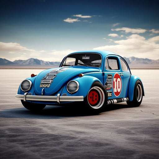 Classic VW Beetle race car