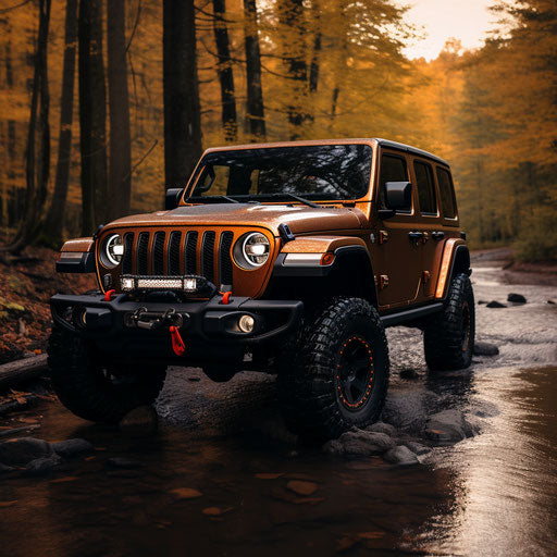 Classic Champaign Color Jeep Wrangler