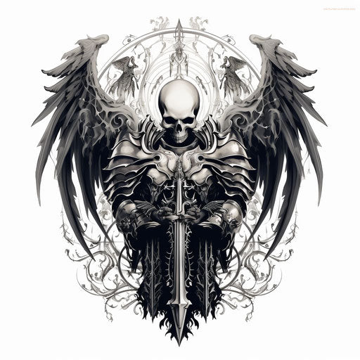 The knight tattoos: vinyl and sticker designs