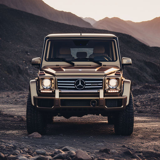 Luxury SUV front view