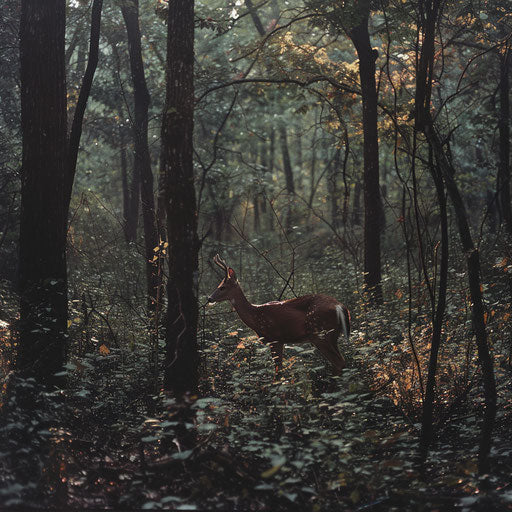 Wildlife in the dense forests of the Ozark Mountains