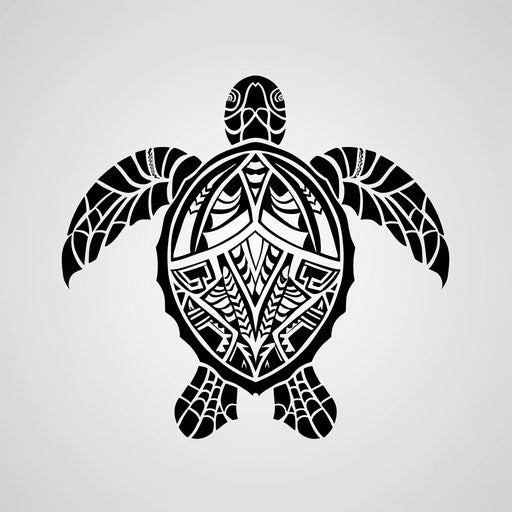 Maori turtle tattoos vectors free